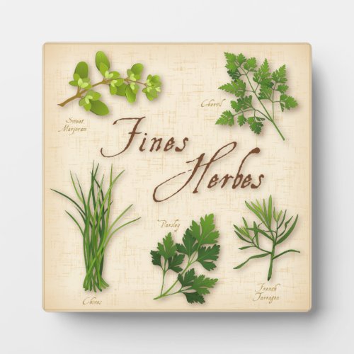 Fines Herbes Plaque
