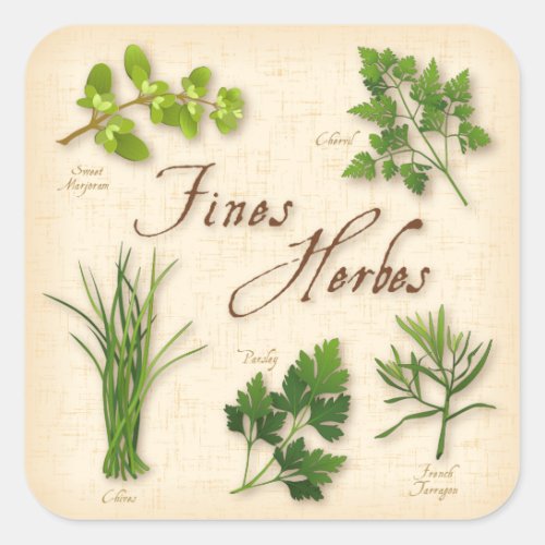 Fines Herbes Stickers