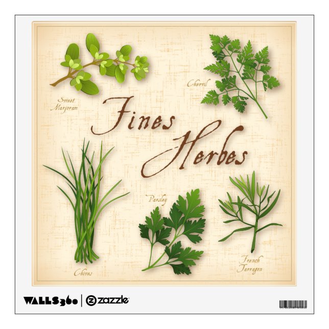 Fines Herbes Wall Decal (Front)
