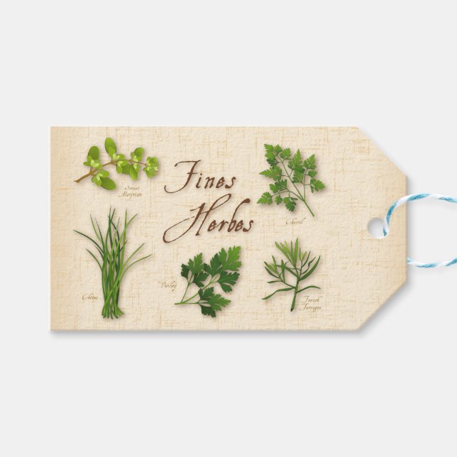 Fines Herbs Gift Tags (Front (Horizontal))