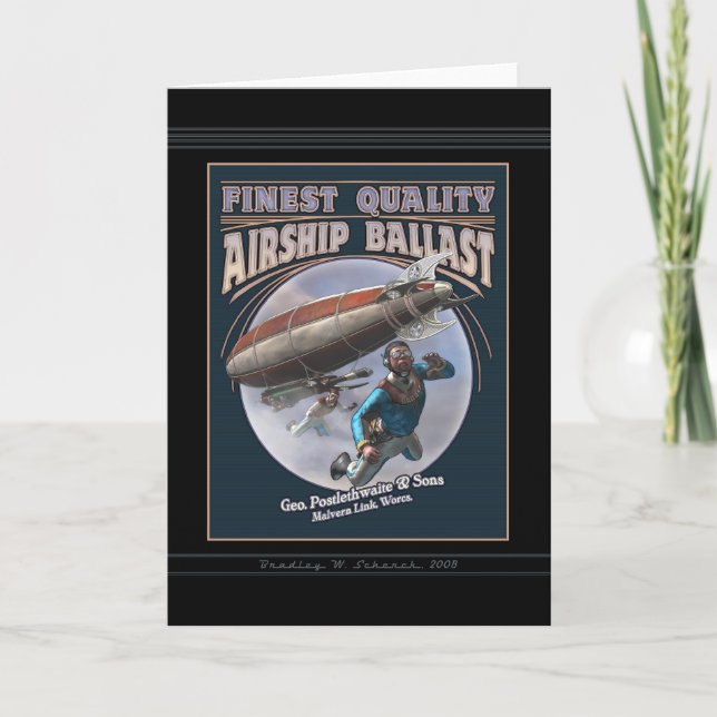 Finest Quality Airship Ballast Greeting Card (Front)