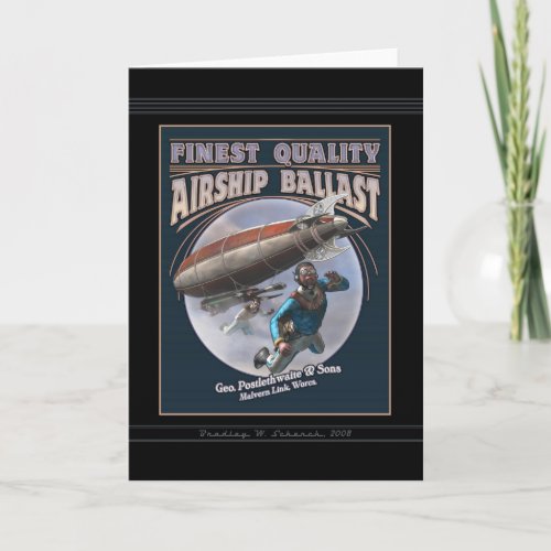 Finest Quality Airship Ballast Greeting Card