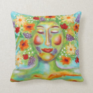 "Finest Thoughts" Art by Victoria Lynn Hall Throw Pillow