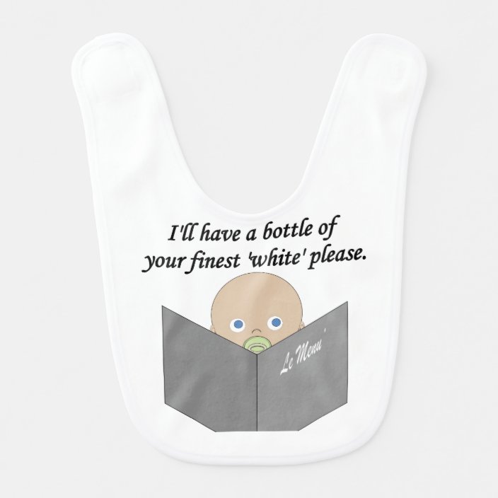 funny baby bib