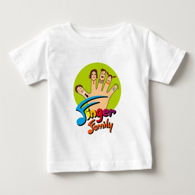 Finger Family Baby T-Shirt (Front)