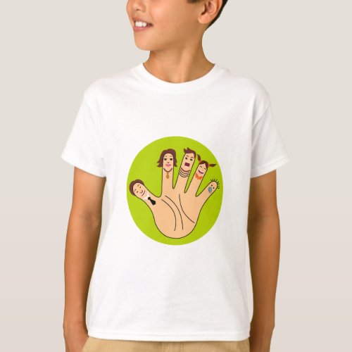 Finger Family Drawing T_Shirt