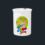 Finger Family Pitcher<br><div class="desc">love,  finger,  family,  song,  daddy,  papa,  mama,  mami,  papi,  mother,  father,  abu,  love,  hand,  painting,  palm,  kids,  kid,  handprint,  paint,  handprints,  dirty,  splash,  child,  children,  muffin,  brother,  sister,  baby</div>