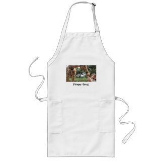 Finger food. long apron