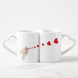 Finger Heart Gun Love Mug