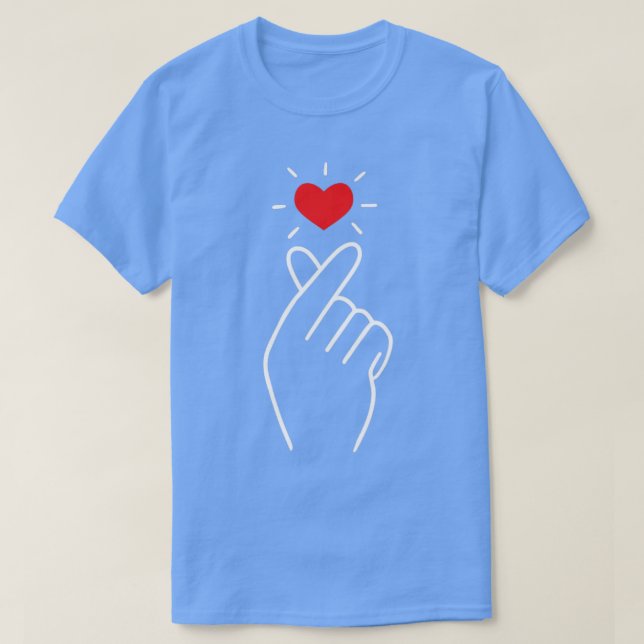 Finger heart T-Shirt (Design Front)
