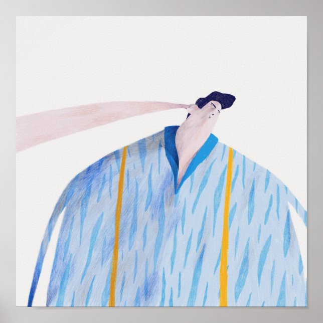 Finger in ear poster (Front)