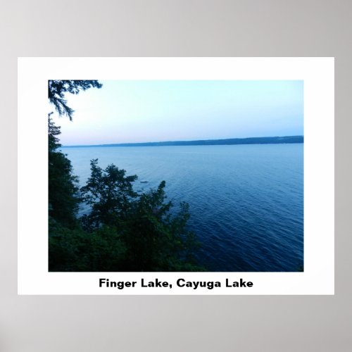 FINGER LAKE CAYUGA LAKE poster