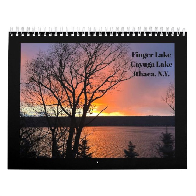 FINGER LAKES CAYUGA LAKE ITHACA  calendar (Cover)