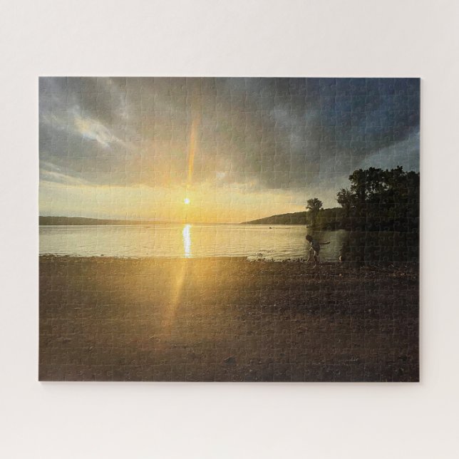 FINGER LAKES CAYUGA LAKE JIGSAW PUZZLE (Horizontal)