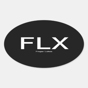 Finger Lakes FLX Oval Bumper Sticker