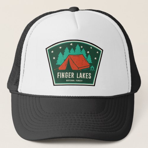 Finger Lakes National Forest Camping Trucker Hat