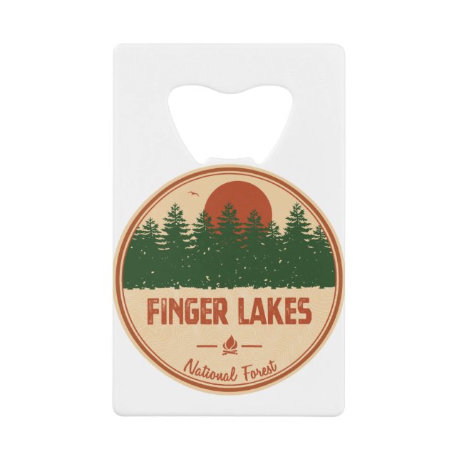 Finger Lakes National Forest Credit Card Bottle Opener (Front)