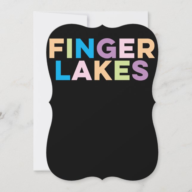 Finger Lakes New York Colorful Vacation gifts (Front)