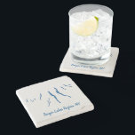 Finger Lakes, NY Marble Coasters<br><div class="desc">It’s five o’clock somewhere; serve your drinks on this stylish Marble Stone Coaster.</div>