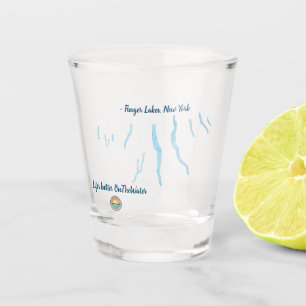 Finger Lakes Shot Glass