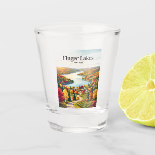Finger Lakes USA Shot Glass