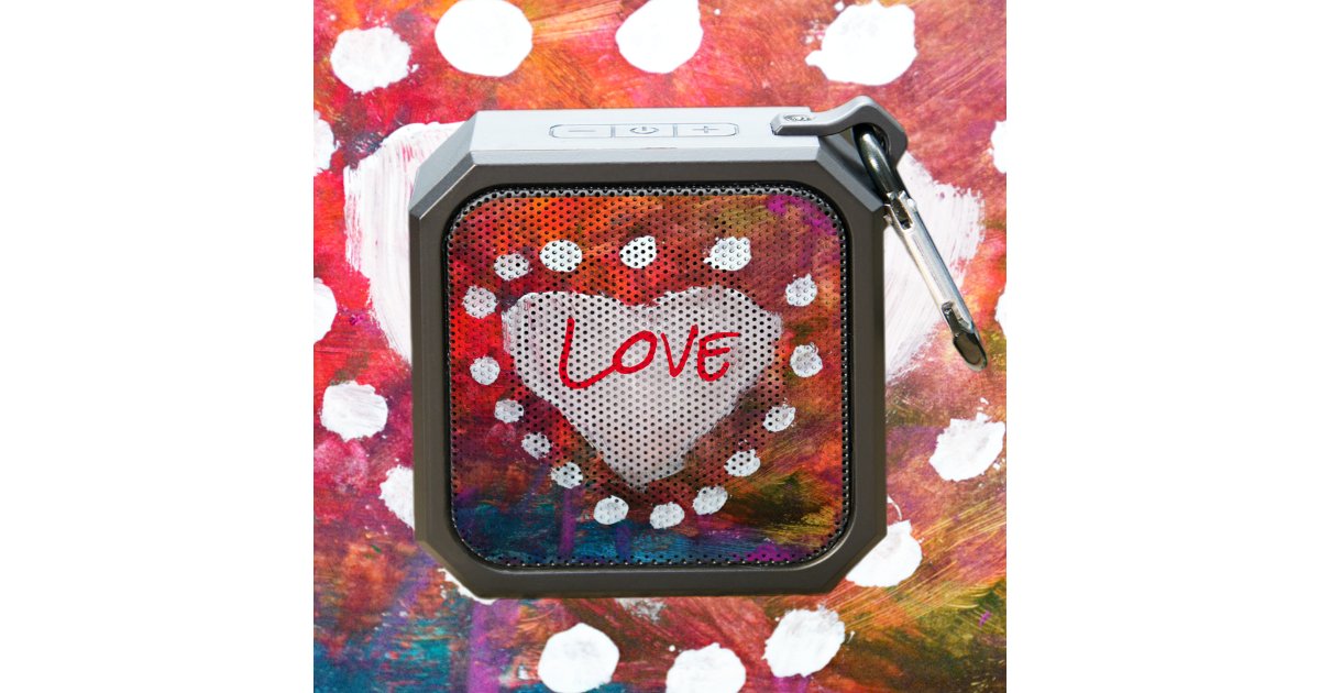 Glitter Heart Bluetooth Speaker main image 1