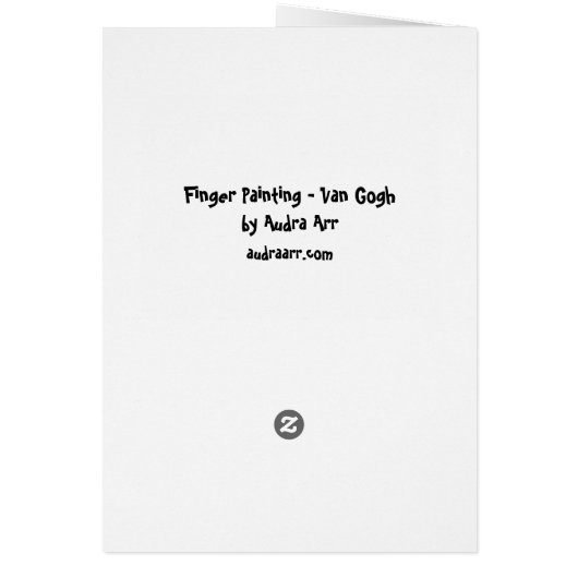 Finger Painting - Van Gogh (Back)