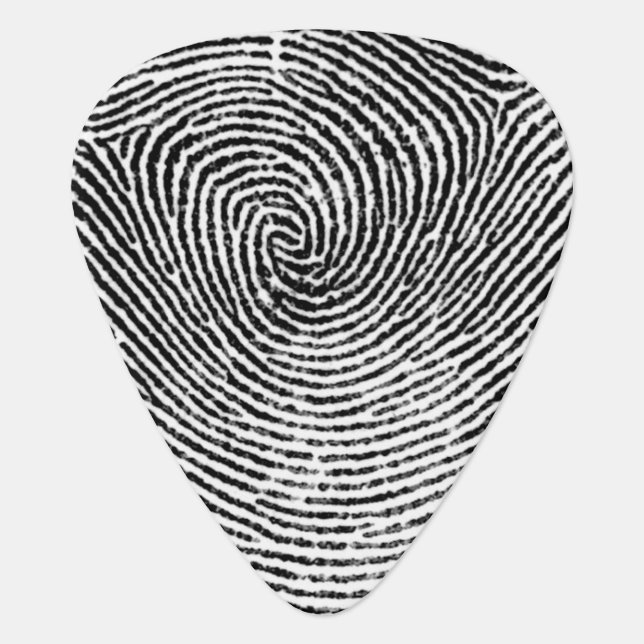 Finger Print Guitar Pick (Front)
