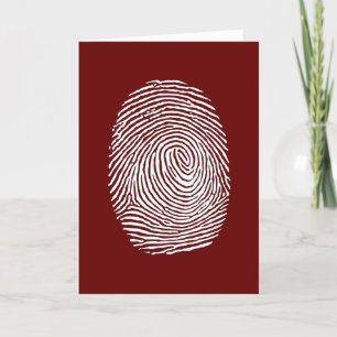 Finger Prints Talking Canyons, New Mexico Card