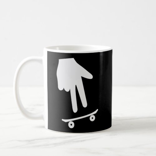 Finger Skateboarding Long Sleeve T Shirt Fingerboa Coffee Mug