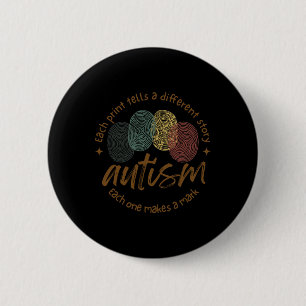 Fingerprint Autism Each Print Tells A Different St Button