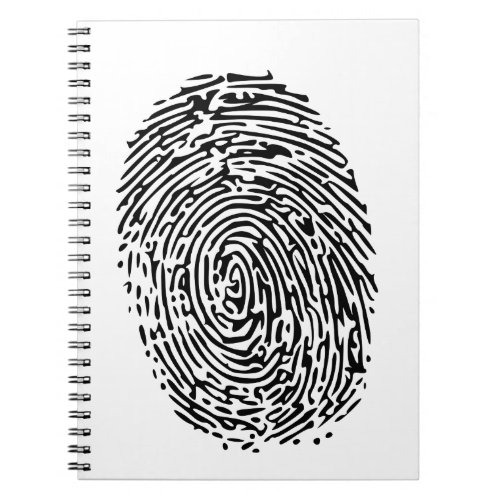 Fingerprint design notebook