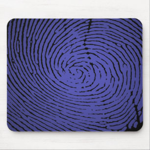 Fingerprint Graphic Mouse Pad