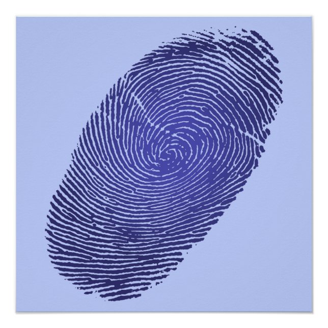 Fingerprint Graphic Poster (Front)