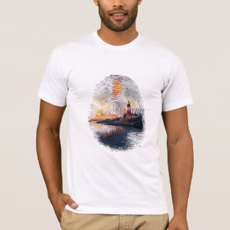 Fingerprint of the Nature's Coast Art T-Shirt