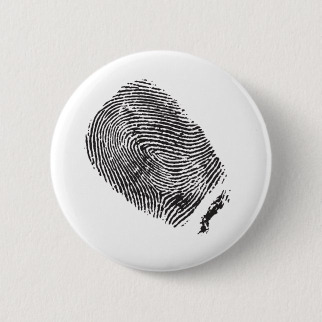 Fingerprint Pinback Button (Front)