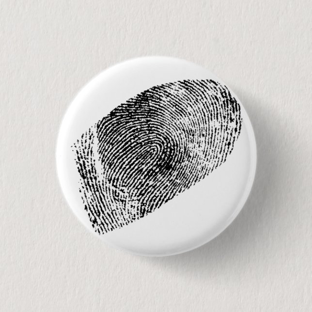 Fingerprint Pinback Button (Front)