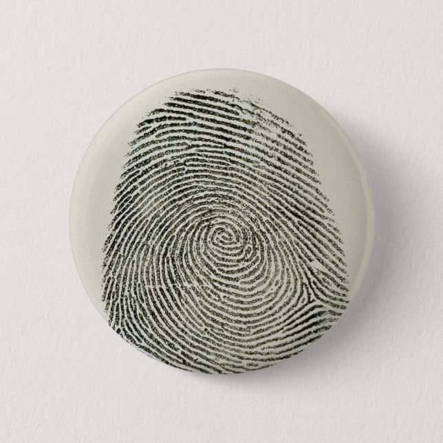 Fingerprint Pinback Button (Front)