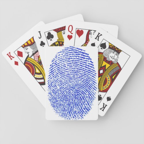 Fingerprint Poker Cards
