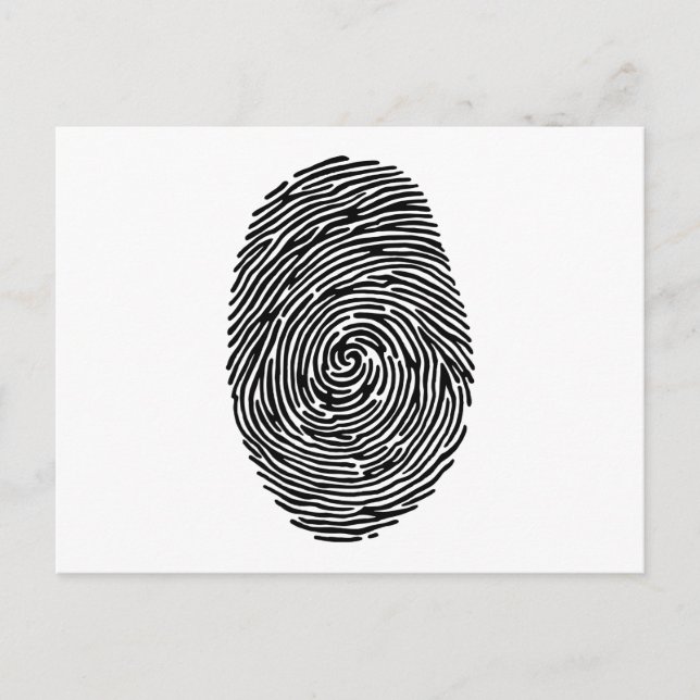 fingerprint postcard (Front)