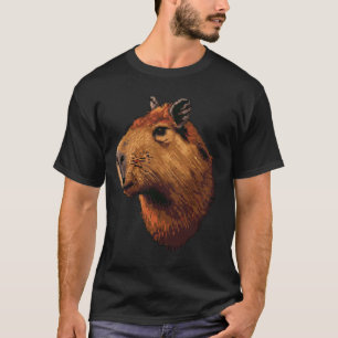 Fingerprint Style - Capybara Dad Mom T-Shirt