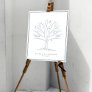 Fingerprint Tree & Monogram Wedding Guest Book