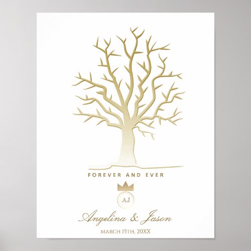 Fingerprint Tree Wedding Guest Book
