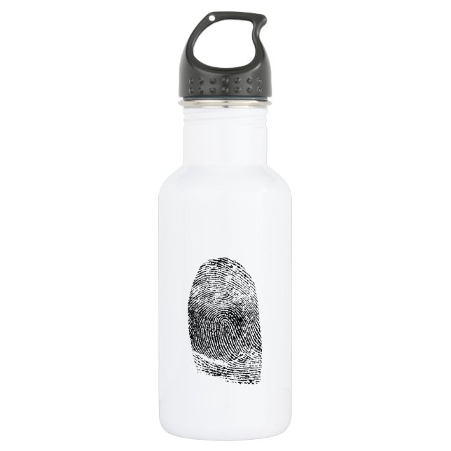 Fingerprint Water Bottle (Front)