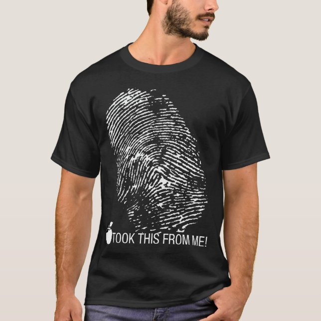 Fingerprint with Apple T-Shirt (Front)