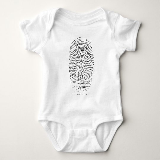 Fingerprinted Baby Bodysuit