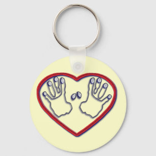 Fingerprints of God - 1 Peter 5:6-7 Keychain