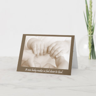 Fingerprints of God Baby Card