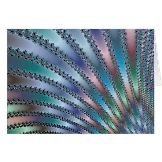 Fingers Fractal Art Cards (Front Horizontal)