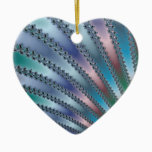 Fingers Fractal Art Ceramic Ornament